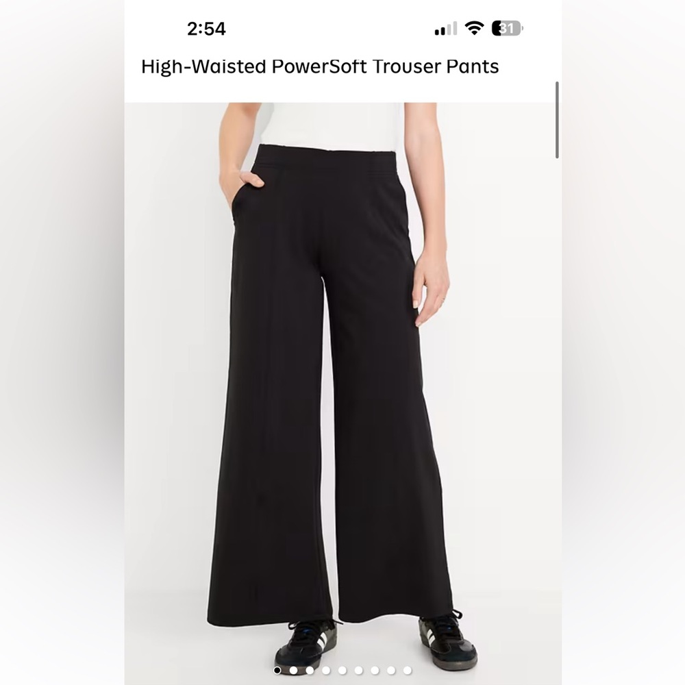 Old Navy Black Wide-Leg Pants
